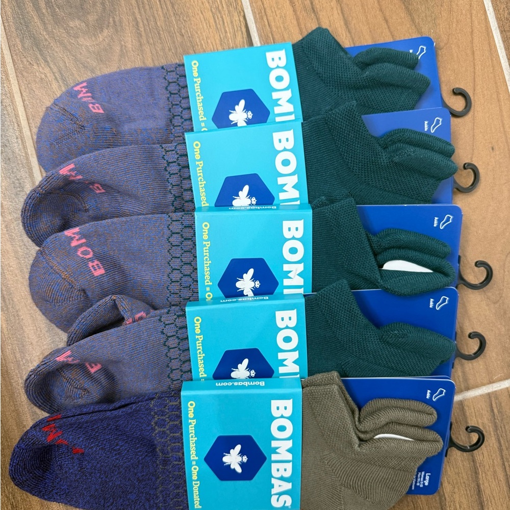 x5 pairs BNWT BOMBAS - L